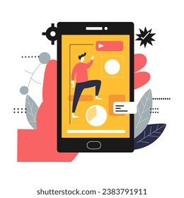 vector illustration of business innovation idea concept
