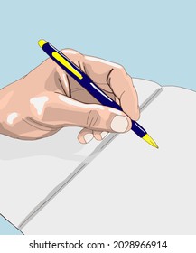 Vector illustration of business, marketing, finance, bank, legal process. Banker signs an agreement with the client. Lawyer signs a legal document. 