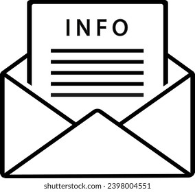 vector illustration of business message on transparent background