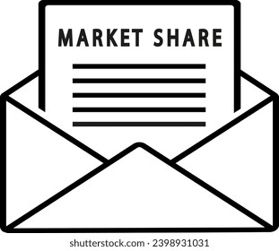 ilustración vectorial del mensaje comercial en fondo transparente