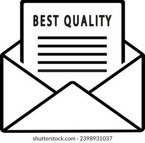 vector illustration of business message on transparent background