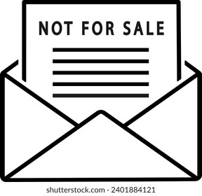 vector illustration of business message on transparent background	