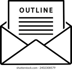 vector illustration of business message on transparent background