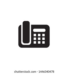 Vector illustration of business, office, computer, and phone icon