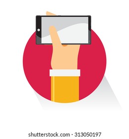 vector illustration Business Phone isolated on white background