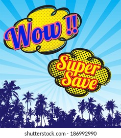 Vector illustration of business promotion