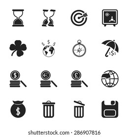 Vector illustration of business set icon Vector illustration of business set icon