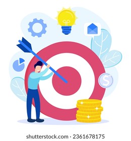 Vector illustration of business skills skills and competencies for performance. Morale of work and education level with work experience and quality training knowledge.