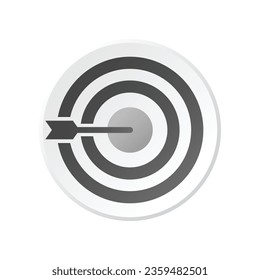 Vector illustration of business target icon.