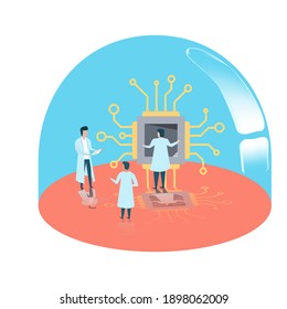 concepto de servicio de computación en nube de tecnología empresarial y concepto de trabajo de equipo de desarrolladores