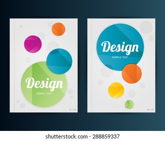 Vector Illustration. Business Template for Flyer, Banner, Placard, Poster, Brochure Design.