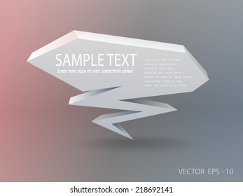 Vektorgrafik von Business Template Poster. Abbildung dreidimensionale Abbildung.