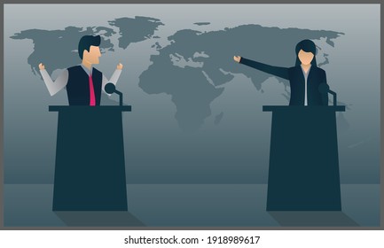 Heated Discussion Images Stock Photos Vectors Shutterstock