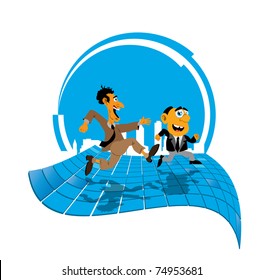Ilustración vectorial del empresario