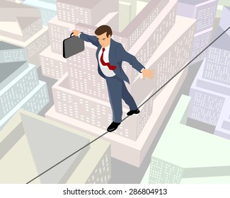 508 Tightrope Walker Cartoon Images, Stock Photos & Vectors | Shutterstock