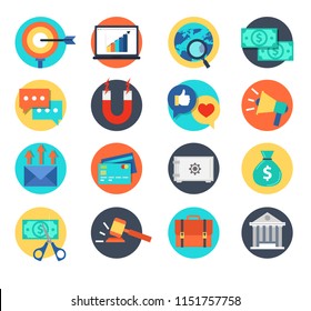 Vector illustration of bussiness icon and human resource