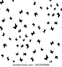 Vector illustration of butterflies art 