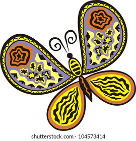 Vector illustration of butterfly