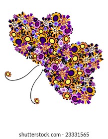 vector illustration of butterfly