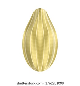 Ilustración vectorial del capuchón de mariposa, dibujos animados, aislados en fondo blanco