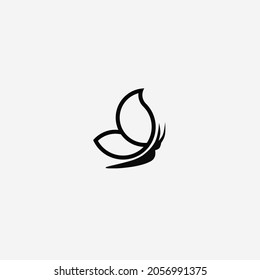 Vector illustration of butterfly icon