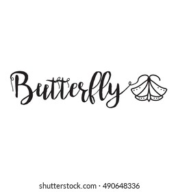 A vector illustration of butterfly or moth, night-fly,  Butterfly icon. 