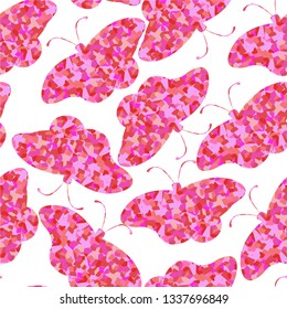 
vector illustration of butterfly pattern