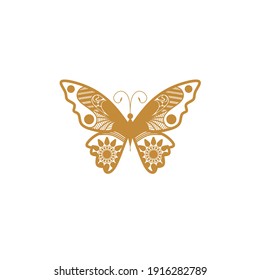 Ilustración vectorial de una mariposa 
Adecuado para ser utilizado como logotipos, iconos, carteles, portadas, etc