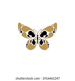 Vector illustration of a butterfly 
Suitable for use as logos, icons, posters, covers, etc