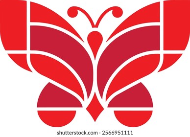 vector illustration of a butterfly with wide wings and a charming color. a colorful butterfly with a colorful pattern