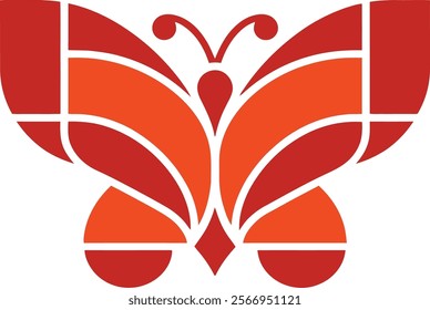 vector illustration of a butterfly with wide wings and a charming color. a colorful butterfly with a colorful pattern