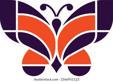 vector illustration of a butterfly with wide wings and a charming color. a colorful butterfly with a colorful pattern