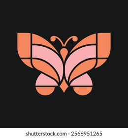 vector illustration of a butterfly with wide wings and a charming color. a colorful butterfly with a colorful pattern