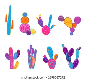 Cactus en fondo blanco