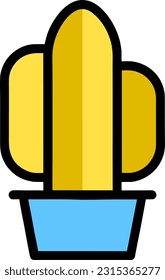 vector illustration of cactus cartoon