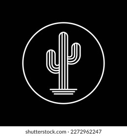 Vector illustration cactus, Desert theme vector artwork for t-shirts prints, posters and other uses.