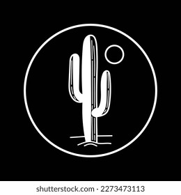 Vector illustration cactus, Desert theme vector artwork for t-shirts prints, posters and other uses.