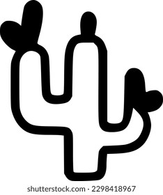 ilustración vectorial del icono cactus