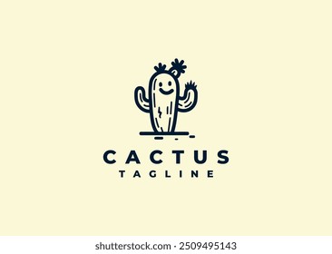 Vector illustration of Cactus Logo Design
