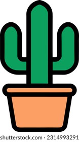 vector illustration of cactus plant