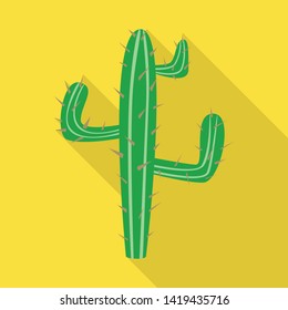 Vector illustration of cactus  and plant  logo. Collection of cactus  and growth stock vector illustration.