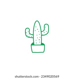 vector illustration of a cactus tree