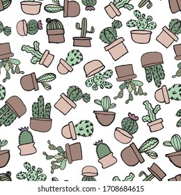 Vector illustration of cactuses for backgrounds, templates, cards, invitations. EPS10