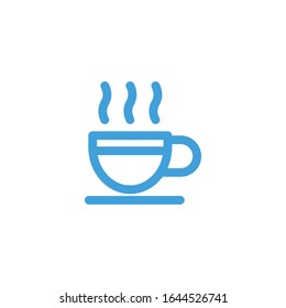 Vector illustration, cafe icon. Line design template