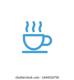 Vector illustration, cafe icon. Line design template