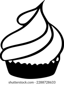 Vektorgrafik des Kuchensymbol