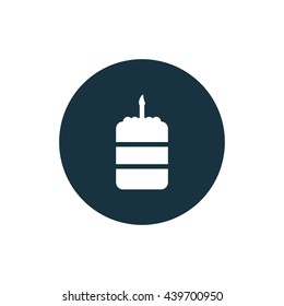 Vector illustration of cake icon