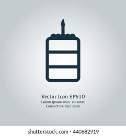 Vector illustration of cake icon