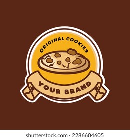 vector illustration of cake logo 