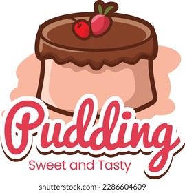 vector illustration of cake logo 